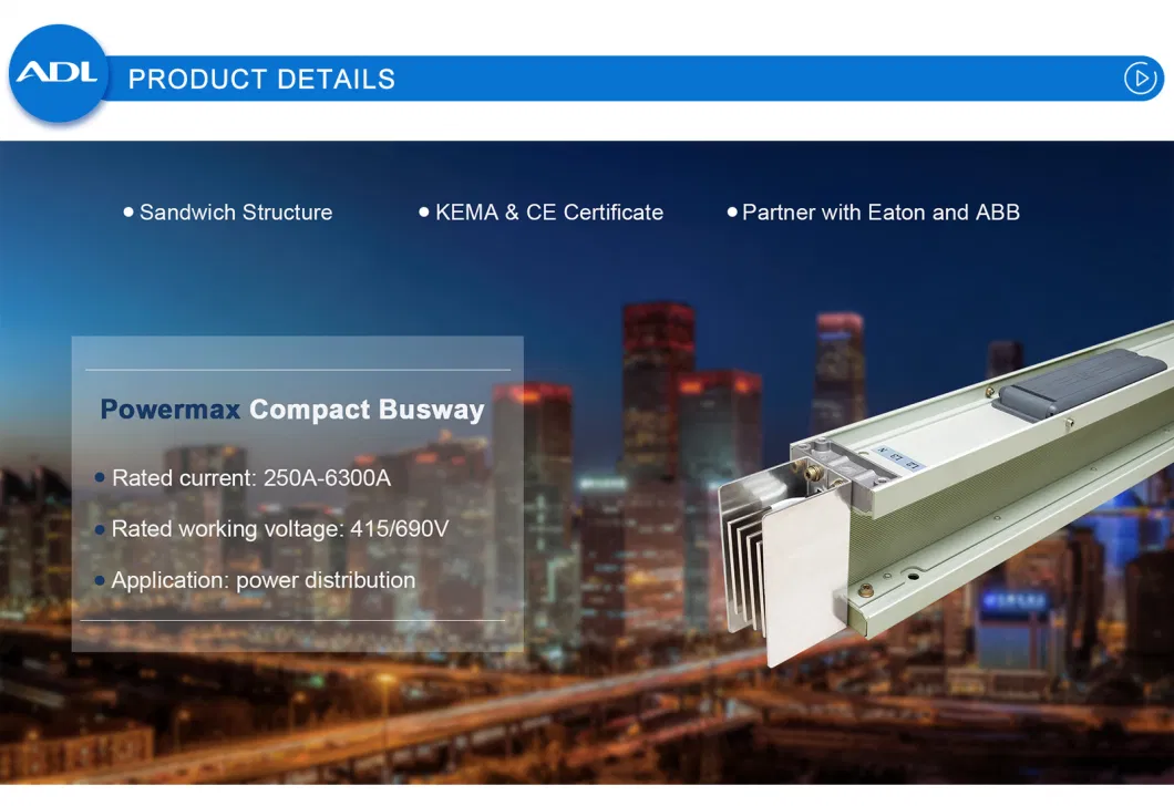 Adl Powermax Low Voltage Sandwich Power Bus Duct